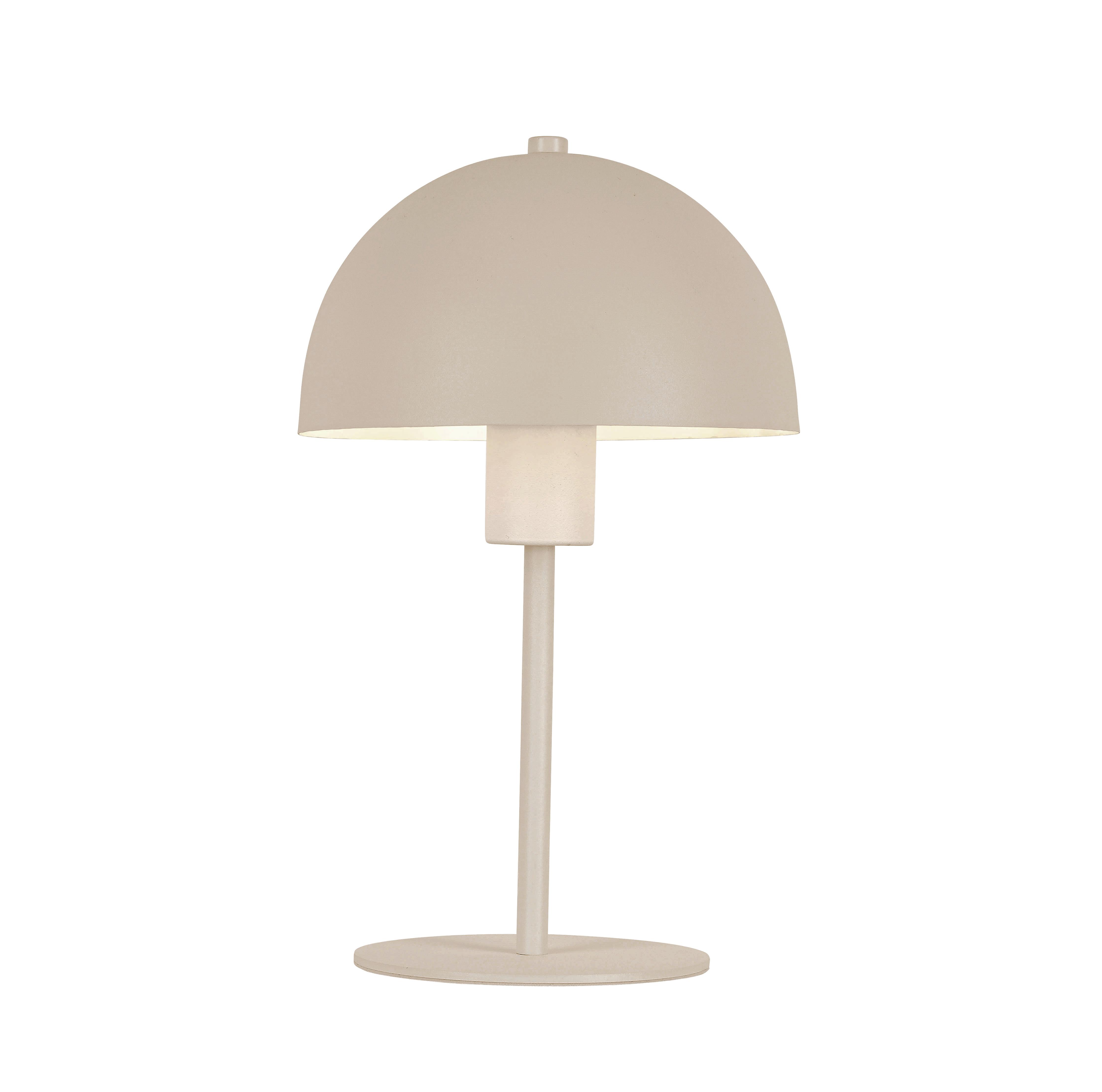 Asztali Lámpa Jertz - bézs, Konventionell, műanyag/fém (18/30cm) - Mömax
