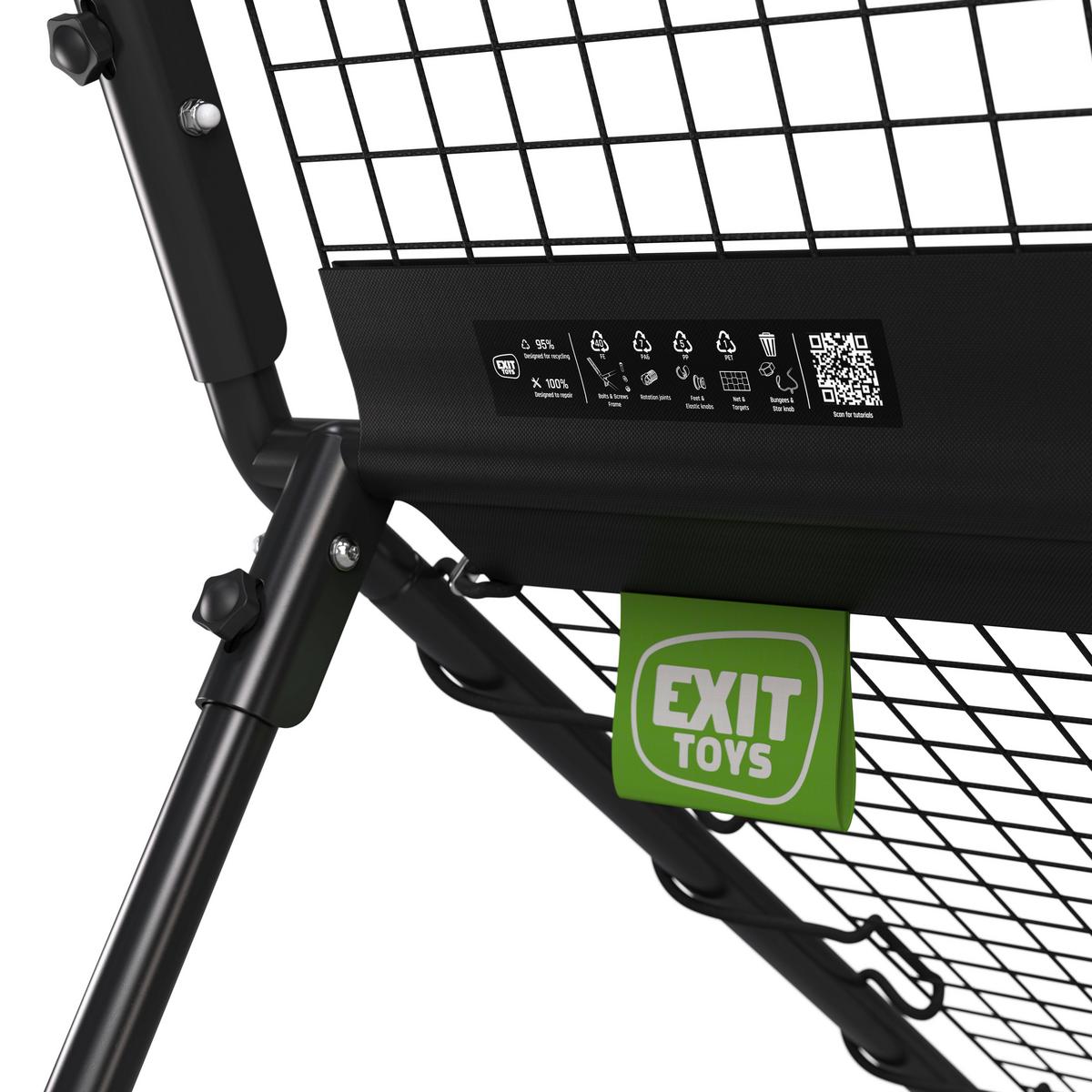 Diverse Outdoorspiele Exit Schwarz - Schwarz, KONVENTIONELL, Metall (202/124/164cm) - EXIT Toys
