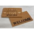 Lábtörlő Welcome - Natúr, Műanyag/Textil (40/60cm) - Mömax modern living