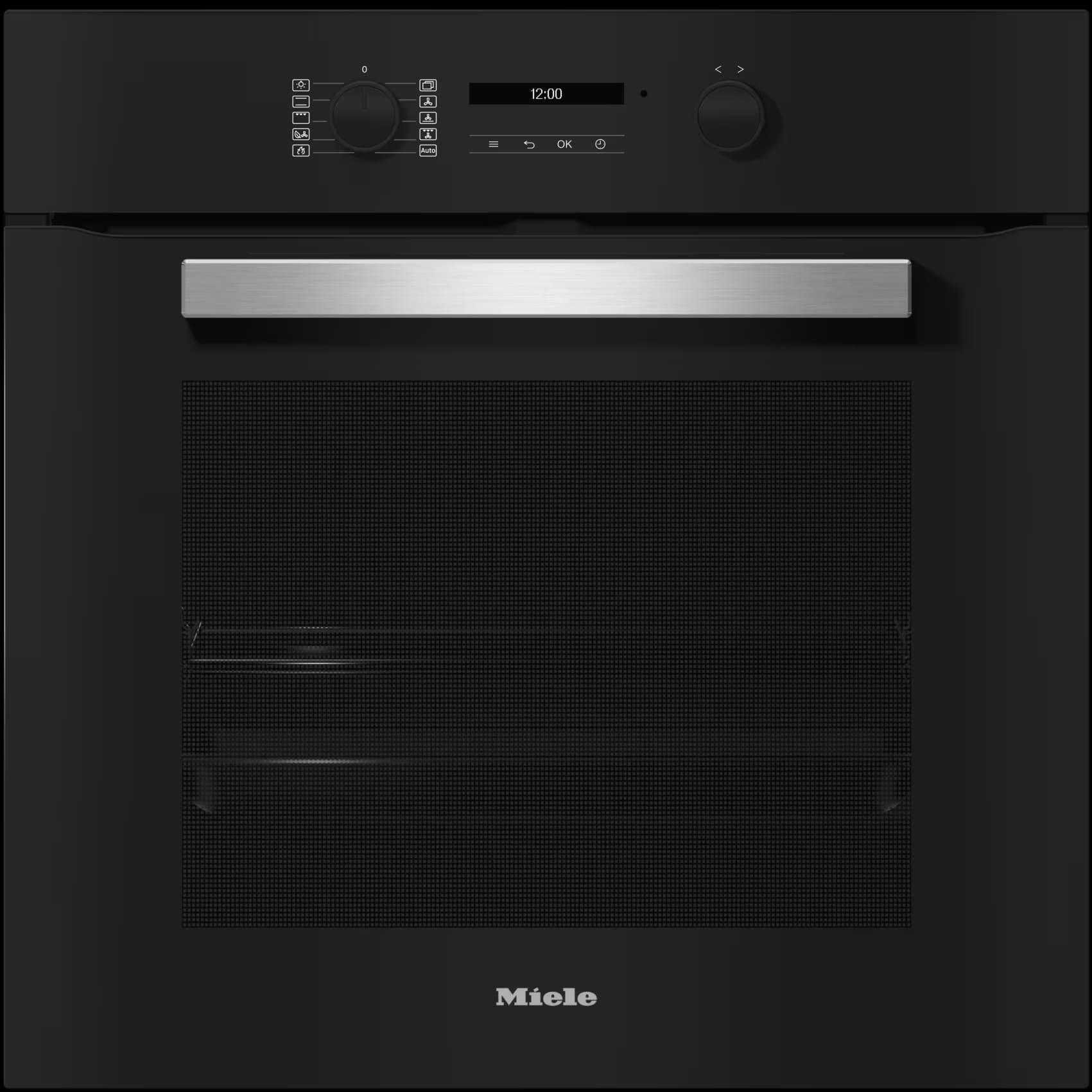 Backofen Schwarz H2467BPACTIVE - Schwarz, MODERN, Metall (59,5/59,6/56,8cm) - Miele