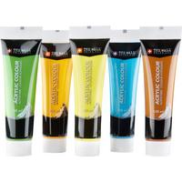 Akrilfesték 5x100ml Paint - sárga/barna - Modern Living