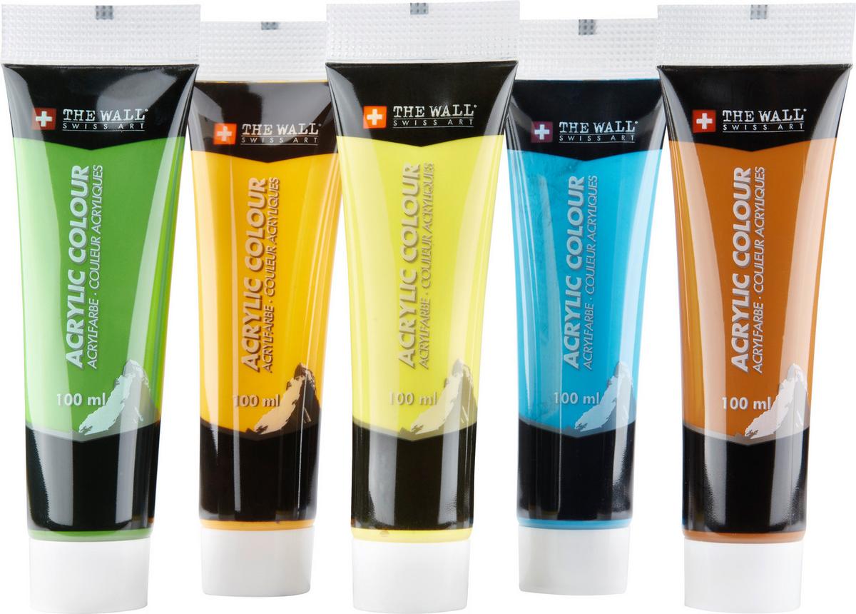 Akrilfesték 5x100ml Paint - sárga/barna - Modern Living