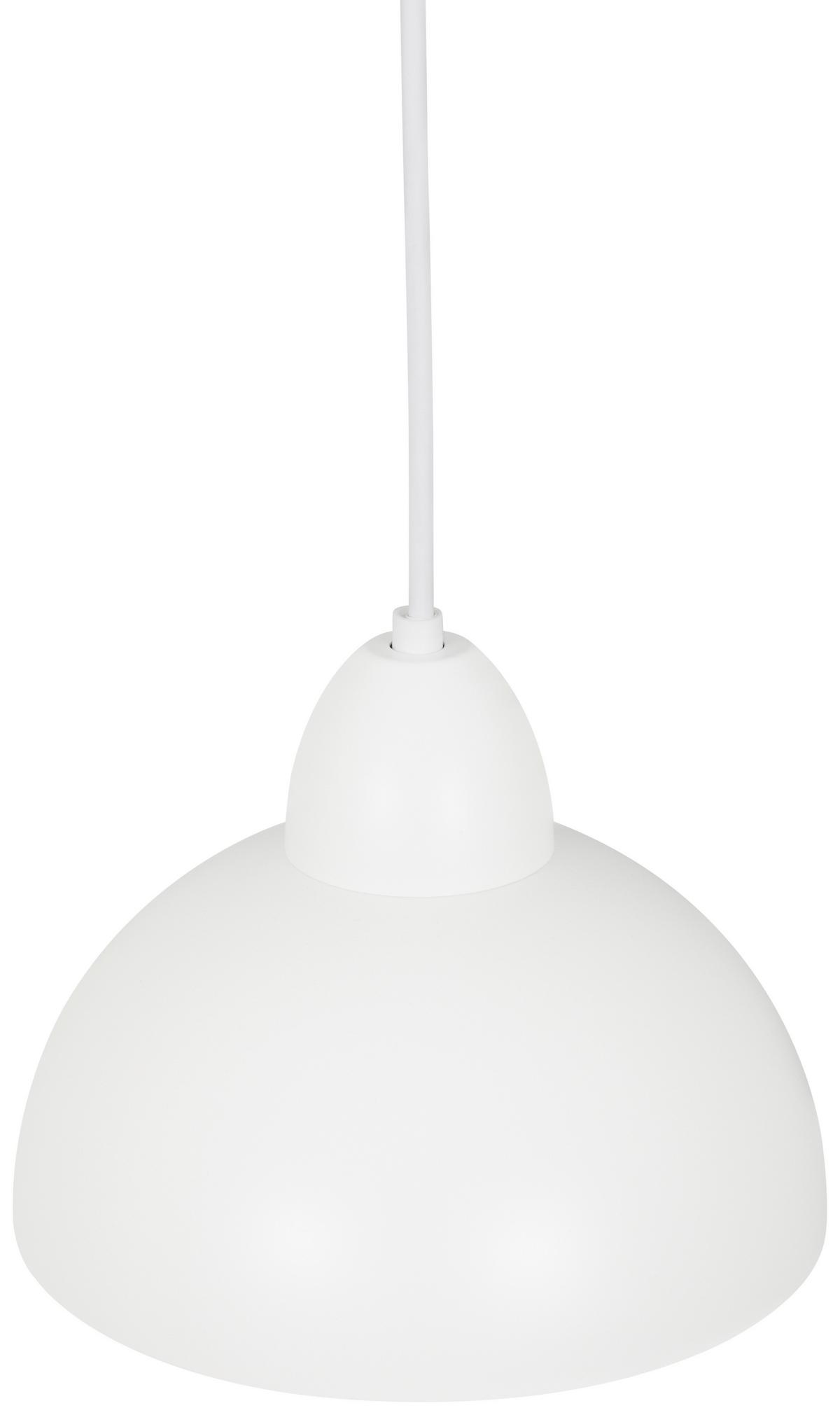 Lampă suspendată Michael - alb, Modern, plastic/metal (20/100cm) - Mömax