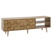 Nizka Omarica Wohnling - rjava, Moderno, leseni material/les (160/51/40cm) - MID.YOU