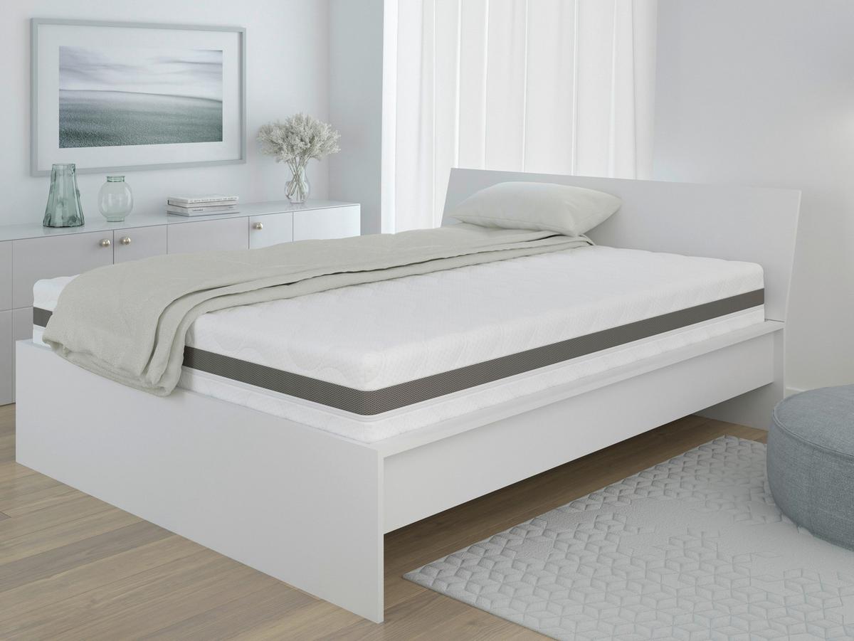 Ležišče Z Žepkastim Vzmetenjem Air Fusion - bela, tekstil (90/200cm) - Premium Living