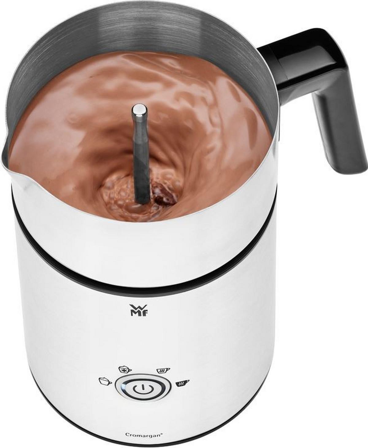 SPIENIACZ DO MLEKA 04 1317 0011 WMF - kolor srebrny/czarny, Design, tworzywo sztuczne/metal (350ml) - WMF