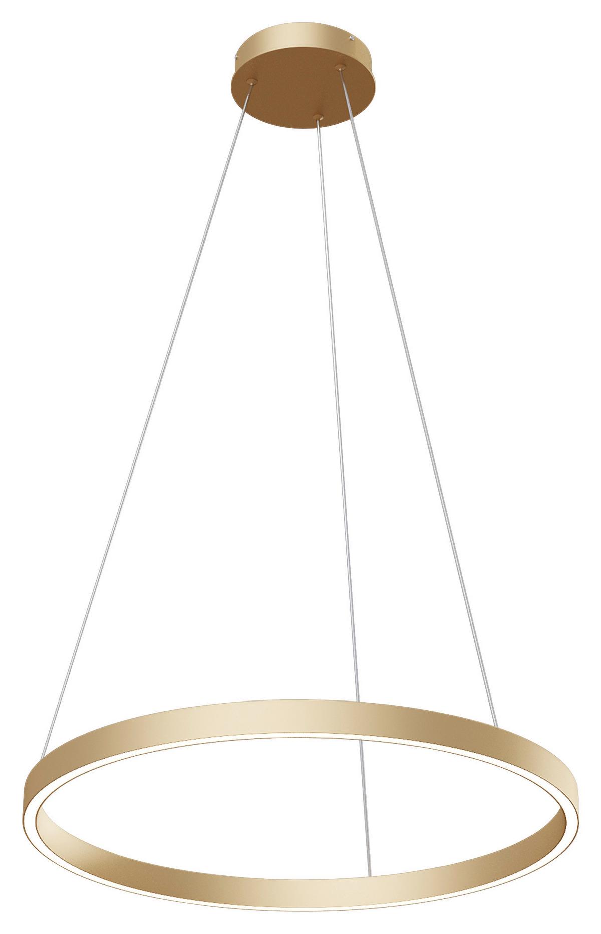 PENDELLEUCHTE RIM - Messingfarben, Trend, Metall (60/60/120cm) - MAYTONI