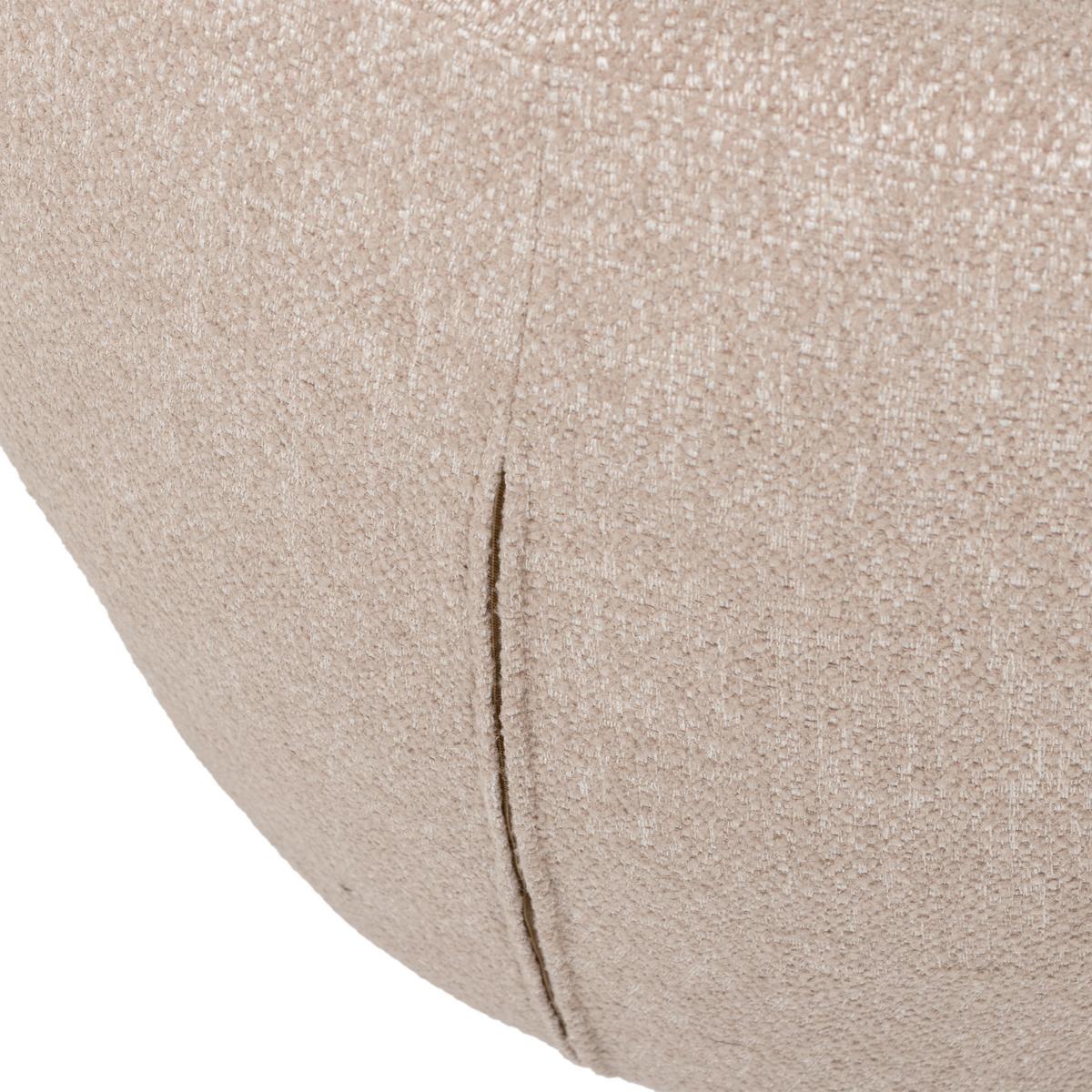 Cocktailsessel Serra Naturfarben - Schwarz/Naturfarben, Design, Kunststoff/Textil (70/68/77cm) - Livetastic