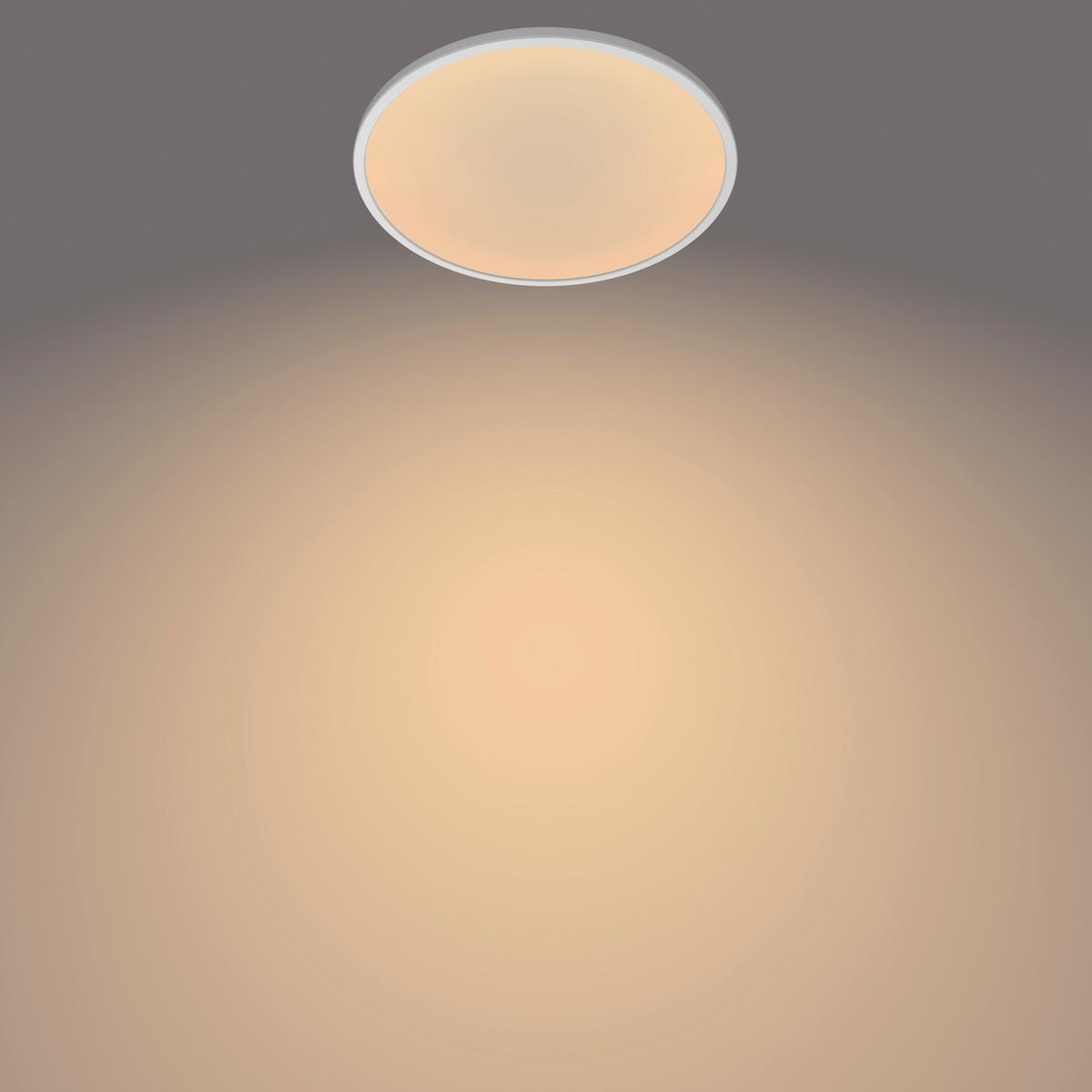 LAMPA SUFITOWA 68101200 SUPERSLIM PHILLIPS - biały, Konventionell, tworzywo sztuczne (25/2,3/25cm) - Philips