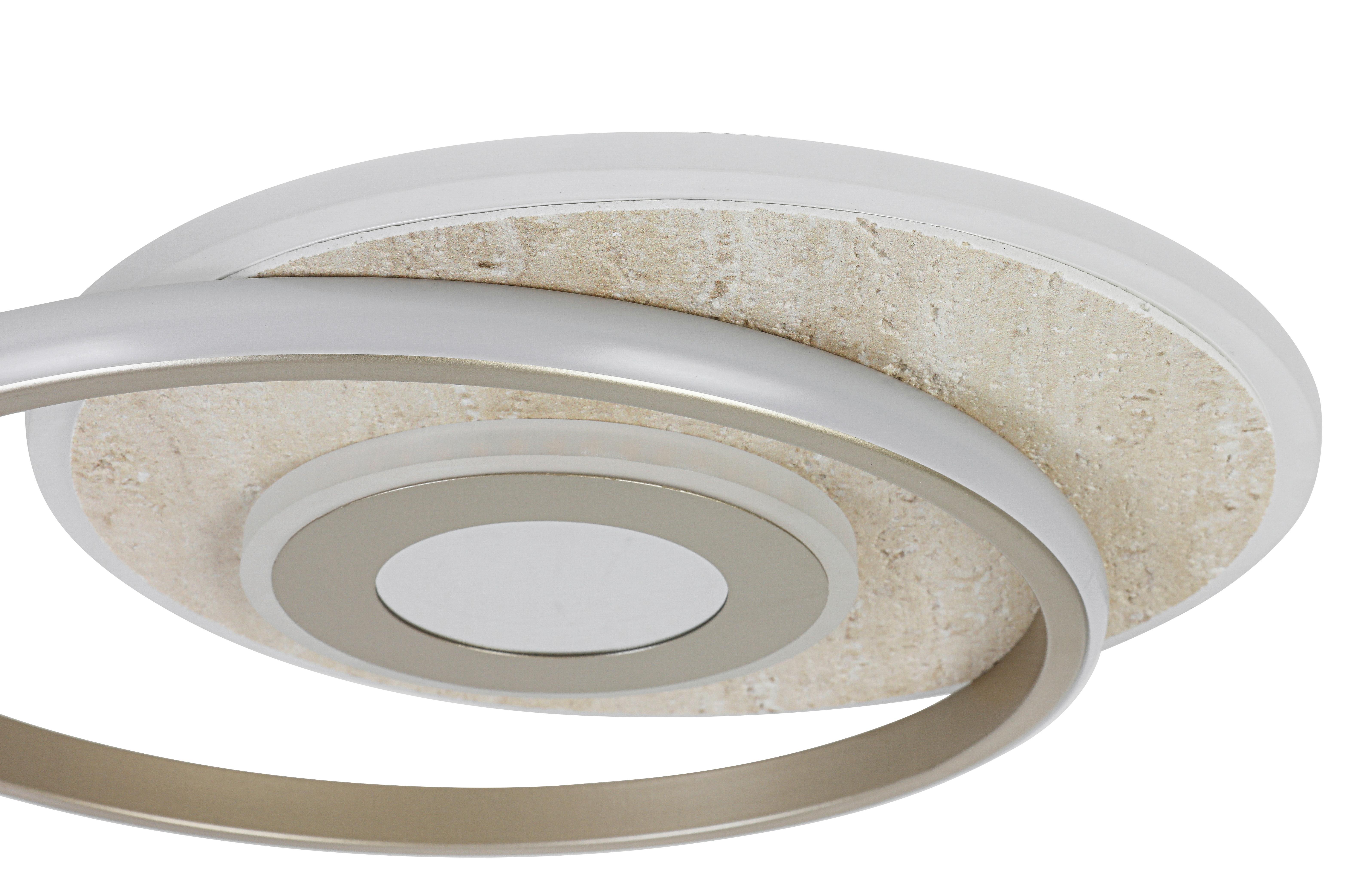 LED-TAKLAMPA PUL - champagne, Modern, metall/plast (42/35/6cm) - Mömax