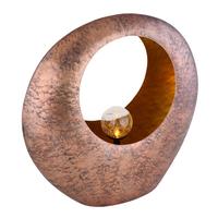 Solarna Svetilka Glaze, S Sijalko - prozorno/barve medenine, Design, kovina/steklo (35/13,5/37cm) - Globo