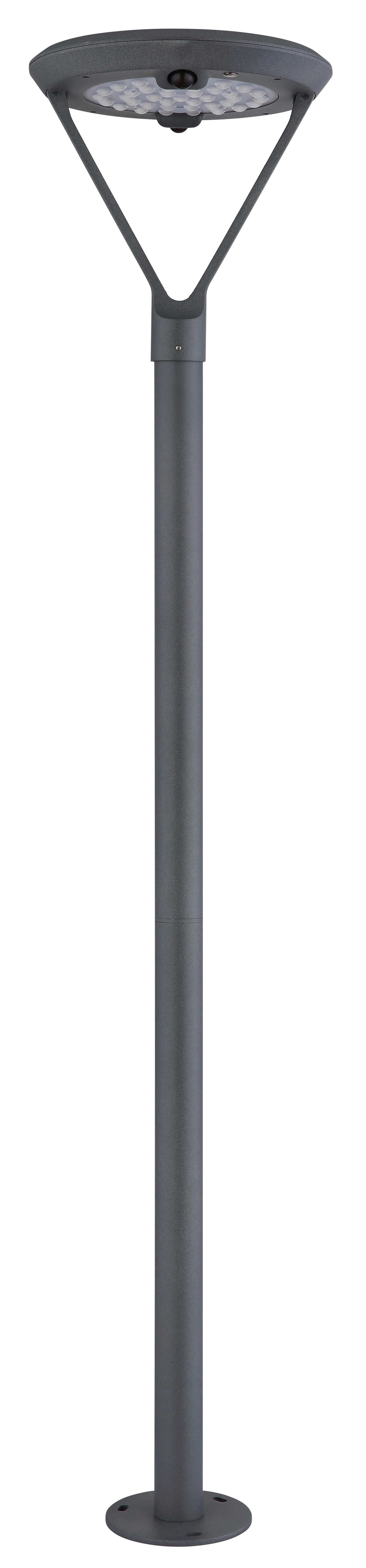 Solarleuchte 36910  Solar - Klar/Silberfarben, Design, Glas/Kunststoff (31/204,7cm) - Globo