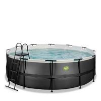 Bazen Exit Black Pool, Ø 427cm - črna, Konvencionalno, umetna masa (427/122cm) - EXIT Toys