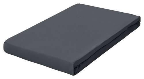 PRZEŚCIERADŁO(GUMKA)/BOXSPRING PURE BOXSPRING - ciemnoszary, Basics, tkanina (140-160/200-220cm) - Schlafgut
