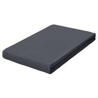 PRZEŚCIERADŁO(GUMKA)/BOXSPRING PURE BOXSPRING - ciemnoszary, Basics, tkanina (140-160/200-220cm) - Schlafgut