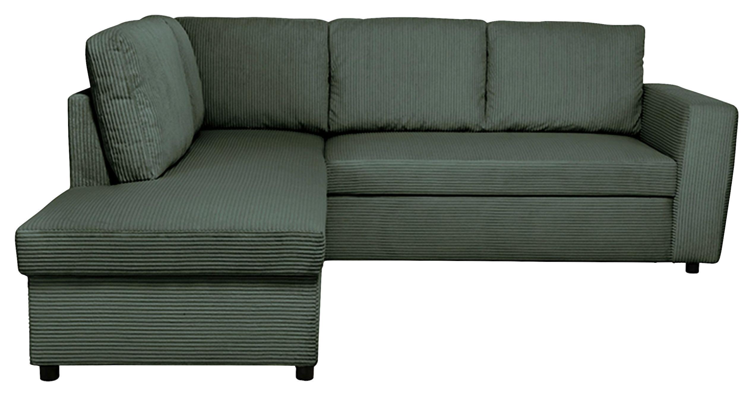 Kutna Garnitura Toulouse - zelena/crna, Trend, drvo/metal (206/224cm)