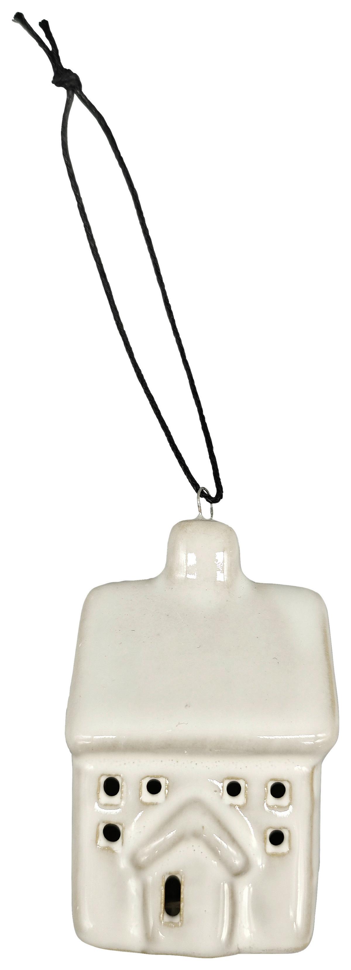 Dekohänger Homie Grau - Creme, KONVENTIONELL, Keramik/Textil (4,5/6,8/3,8cm) - Mömax