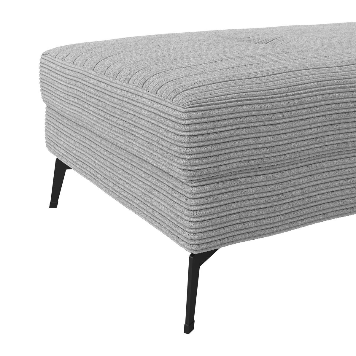 Tabure Zero - svijetlo siva, Trend, tekstil (140/80cm)