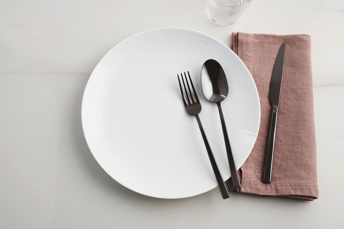 ZESTAW SZTUĆCÓW 52762KN2 - czarny, Basics, metal - Sambonet
