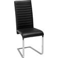 Nihajni Stol Elisa -top- - črna/krom, Moderno, kovina/tekstil (43/101/59cm) - Modern Living Nihajni Stol Elisa -top- - črna/krom, Moderno, kovina/tekstil (43/101/59cm) - Modern Living