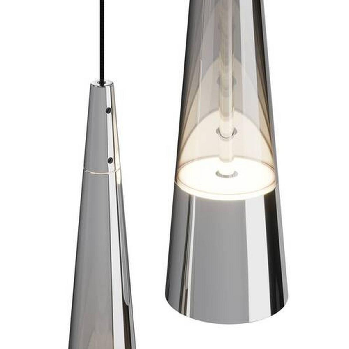 Wandleuchte Sintesi Chromfarben max. 24 Watt - Chromfarben, Trend, Glas/Metall (8/38,9cm) - MAYTONI