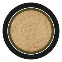 Tepih Niskog Tkanja Lina - zelena, Moderno, tekstil (160cm) - Modern Living