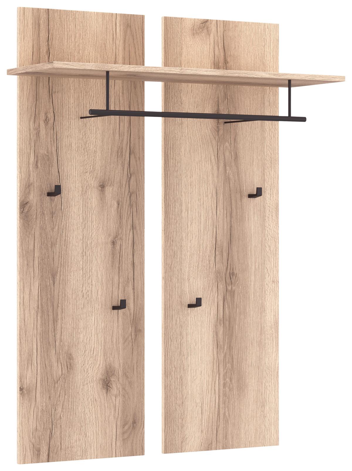 Garderobni Panel Vancouver, Barva Hrasta - barve hrasta, Moderno, leseni material (88/118/28cm) - Mömax