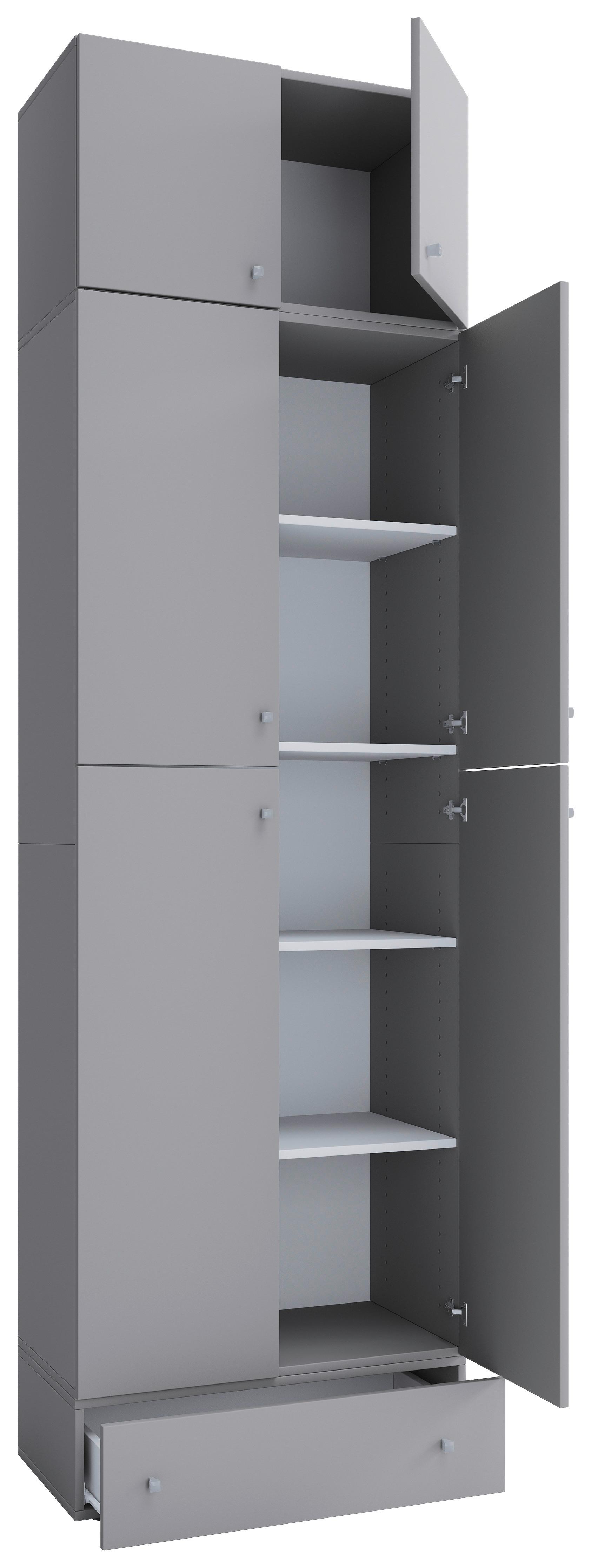 Aktenschrank Lona XXL Grau - Grau, MODERN, Holzwerkstoff (70/240/39cm) - MID.YOU