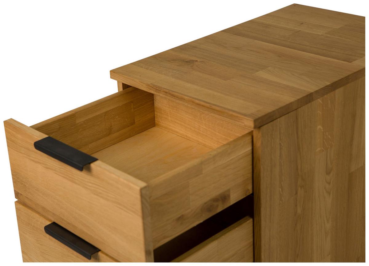 Rollcontainer Albero Naturfarben - Naturfarben, MODERN, Holz (40/59,3/62cm) - Mömax