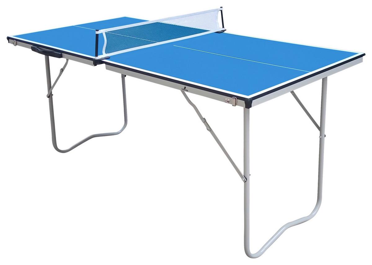 Tischtennistisch Blau - Blau, KONVENTIONELL, Holz/Metall (67/69/150cm) - Ambia Garden