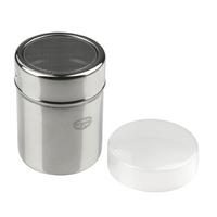 DOZOWNIK DO CUKRU PUDRU 2406 - kolor stalowy, Basics, tworzywo sztuczne/metal (6/8cm) - Dr.Oetker