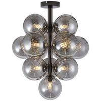 LAMPA SUFITOWA LILIA - czarny chrom, Design, metal/szkło (39,5/50cm) - Collet's Monde