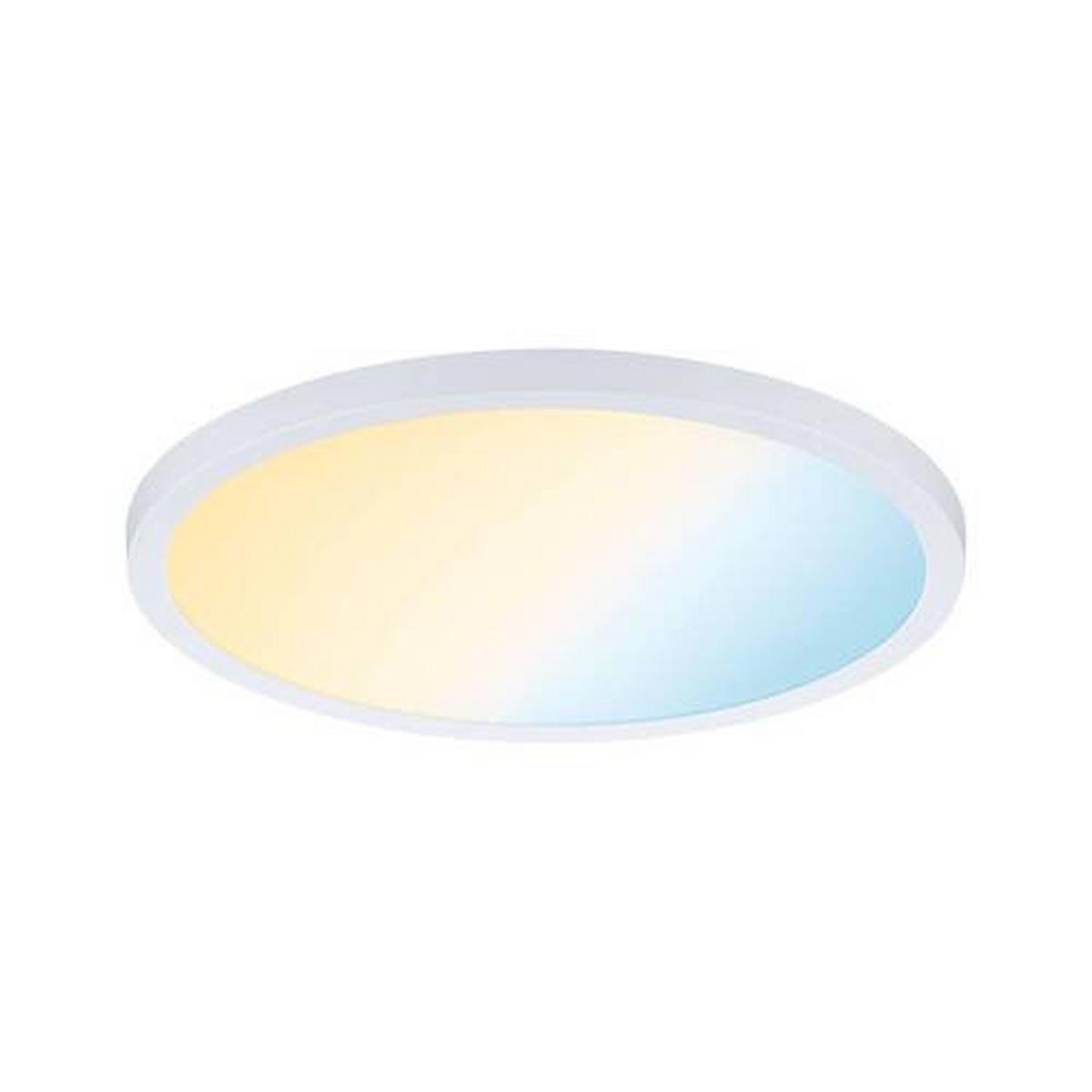 LED-Paneel Areo in Weiß max. 18 Watt - Weiß, Design, Kunststoff (23/1cm) - Paulmann