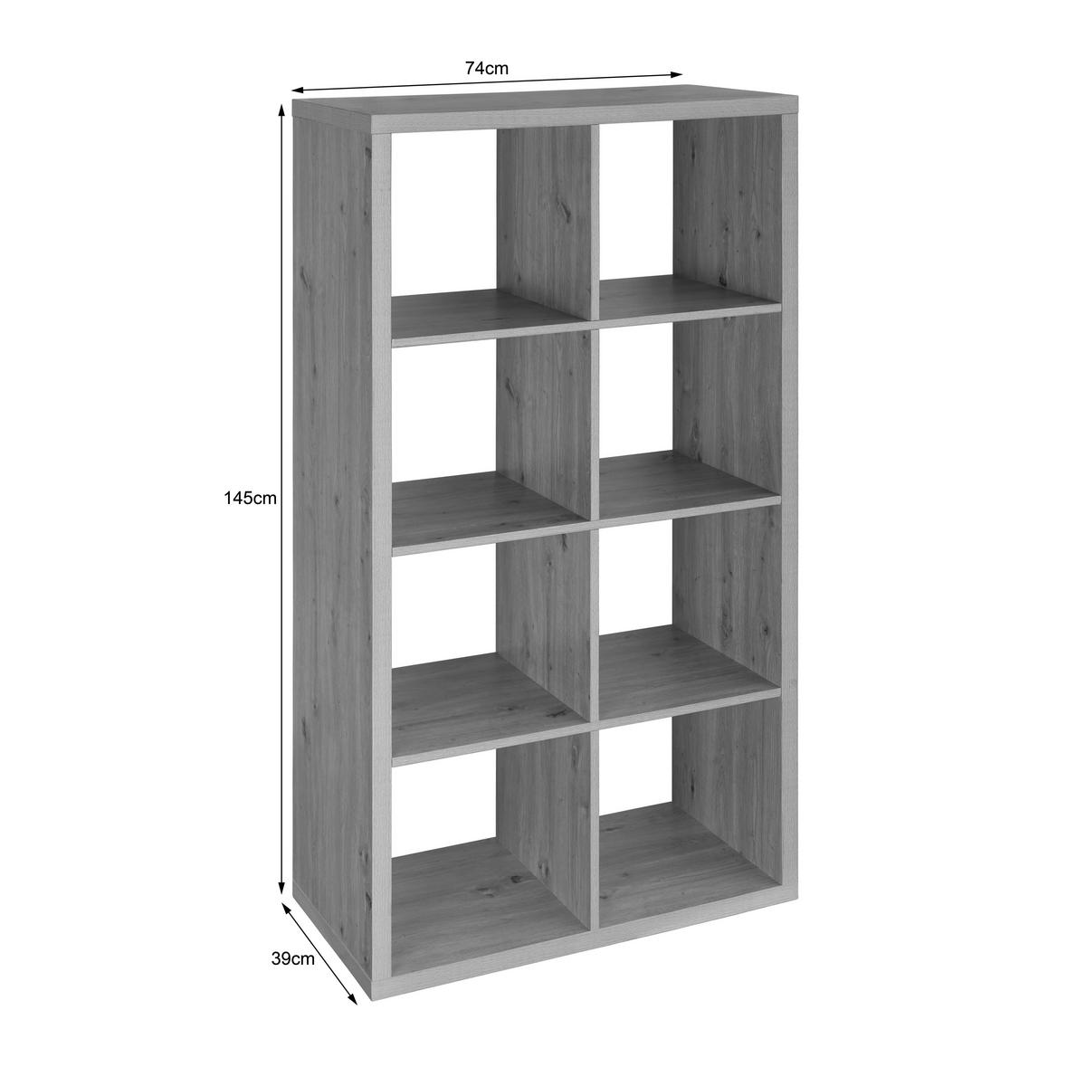 Polica Style Flex - hrast artisan, Konvencionalno, pločasti materijal (74/145/39cm) - Modern Living