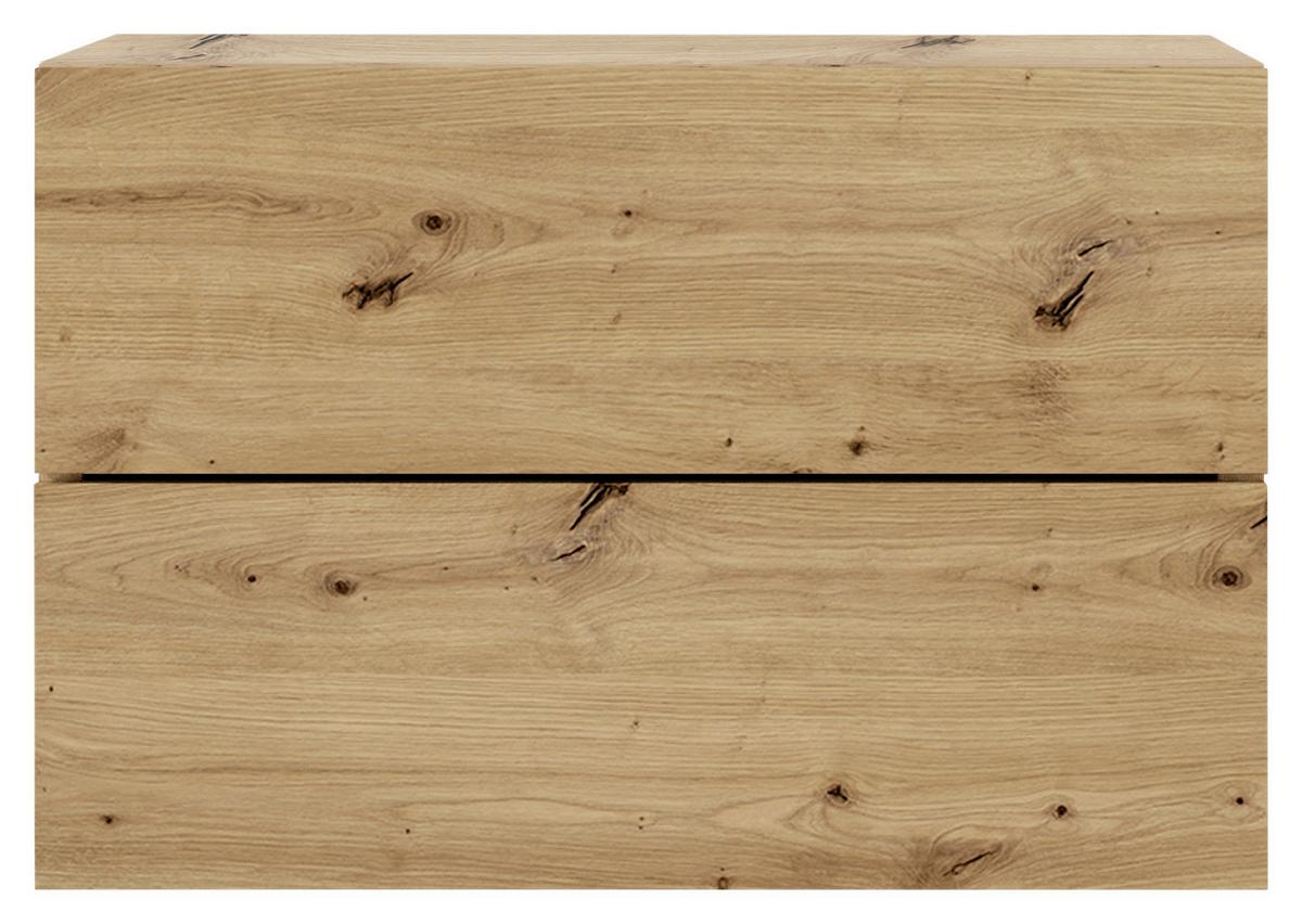 SZAFKA NOCNA CABO - dąb artisan, Modern, materiał drewnopochodny (42/28/30cm) - Livetastic