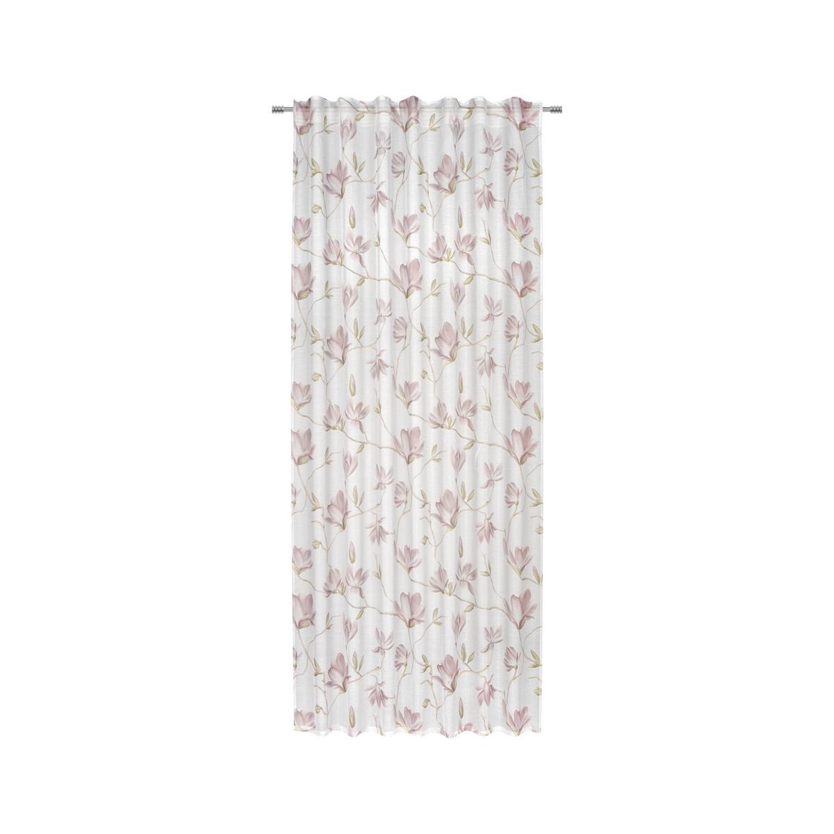 Fertigvorhang Magda ca. 140x245cm - Pink, Basics, Textil (140/245cm) - Modern Living