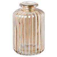 Kerzenhalter Bloom I Goldfarben - Goldfarben, Konventionell, Glas (6,3/9,7cm) - Modern Living