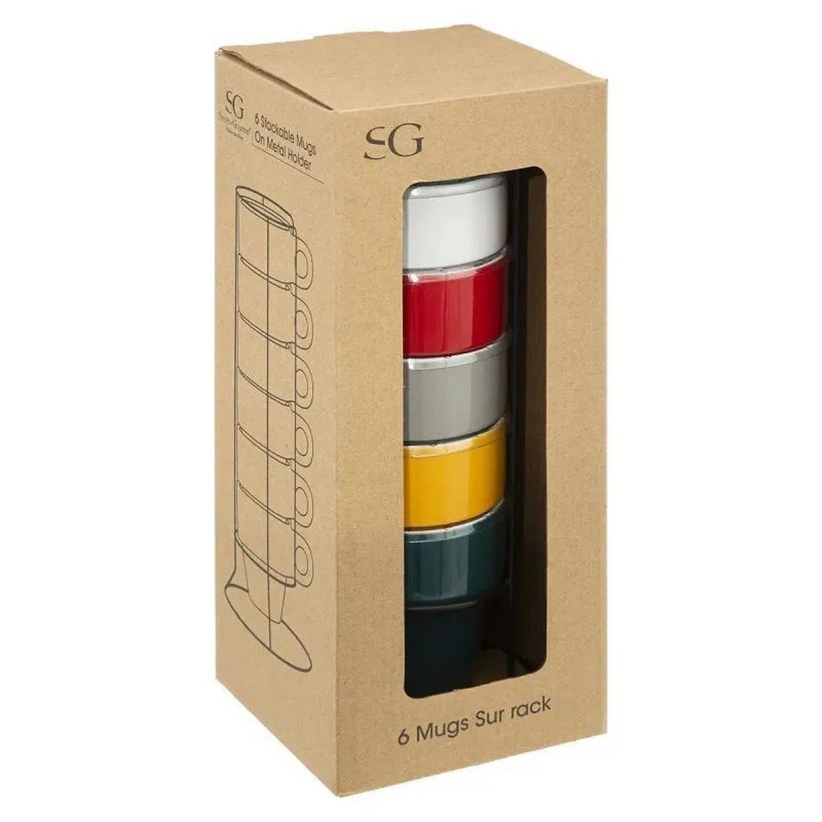 Set Skodelic Multicolor 6/1 - Moderno (260ml) - Mömax