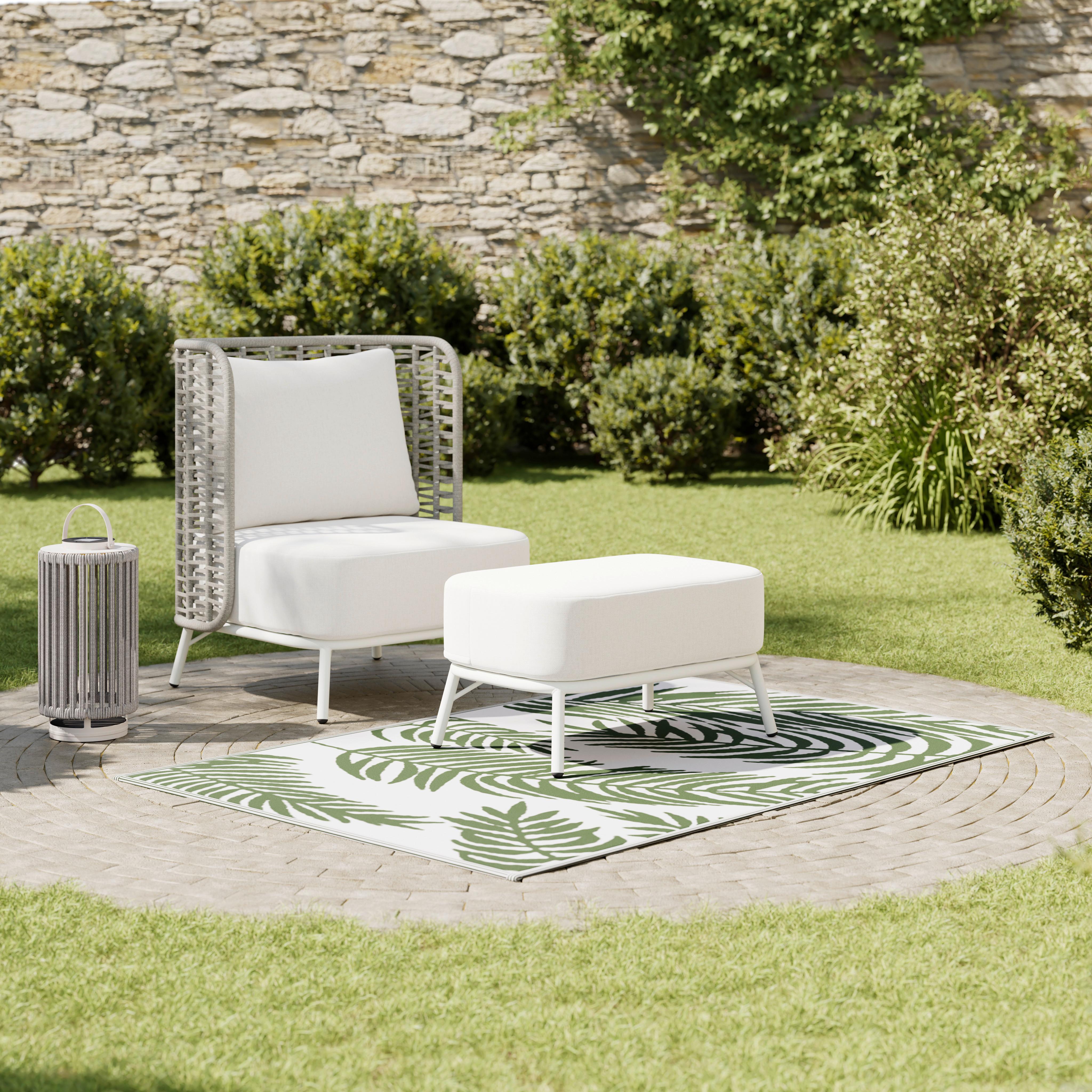 Outdoorteppich Flavia Grün ca. 120x180 cm - Grün, MODERN, Kunststoff (120/180cm) - Bessagi Garden