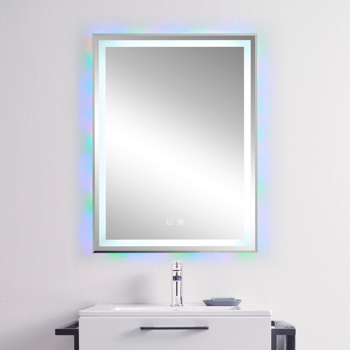 Ogledalo Z Osvetlitvijo Tim - Moderno, steklo (61/81cm) - Mömax