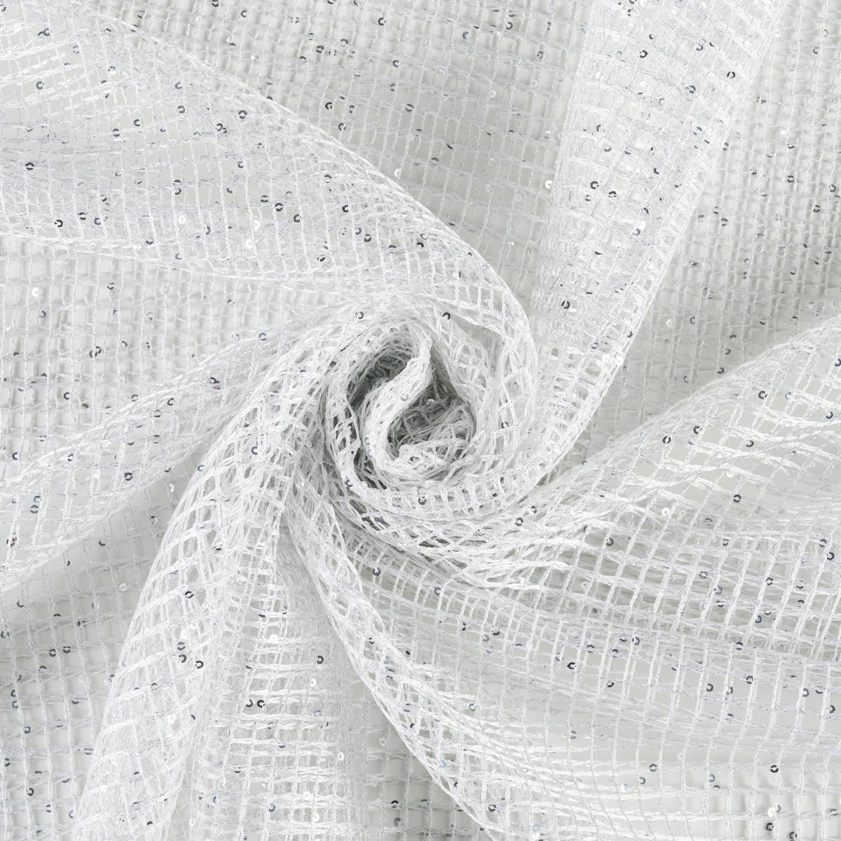 Fertigvorhang Sparkle Grau/Silberfarben - Silberfarben/Grau, Textil (140/245cm) - Mömax
