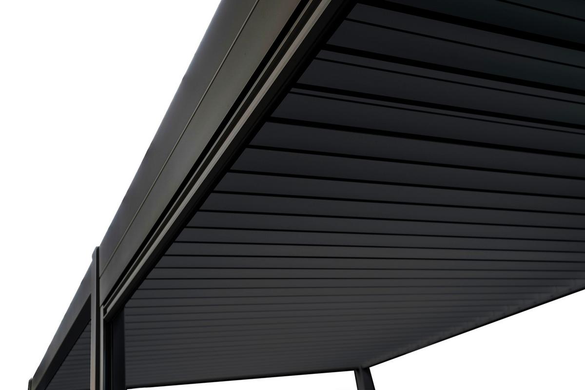 Rolo Za Pergolo Mirador, Antracit, 360x250cm - siva/antracit, Moderno, kovina/tekstil (360/250/10cm) - Gardenson