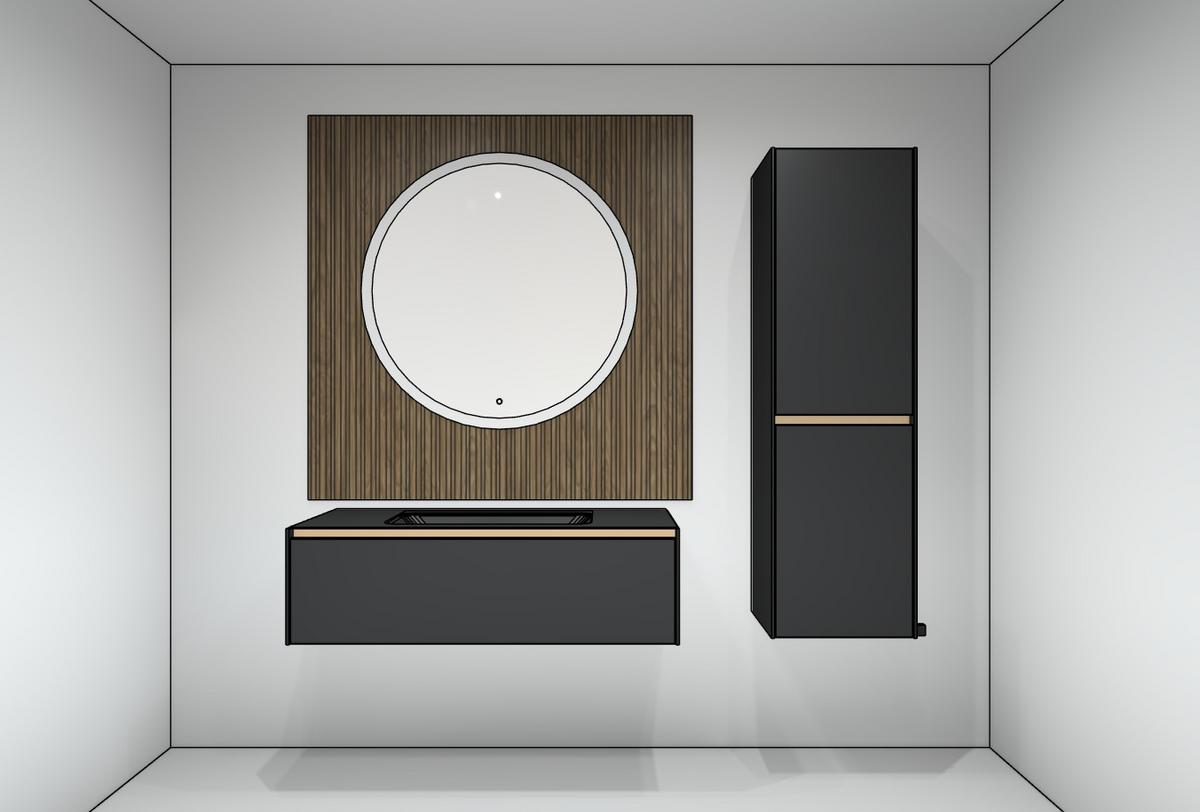 Mobilier baie la comanda Marie - Modern - Nobilia