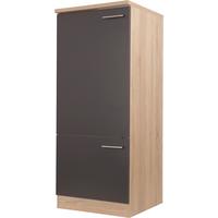 Omara Za Vgradno Napravo Merle, Barva Hrasta, Siva - srebrne barve/siva, Basics, kovina/leseni material (60/144,8/60cm) - Respekta