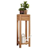KWIETNIK KASIMIR - kolor bukowy, Design, drewno (30/30/90cm) - Livetastic