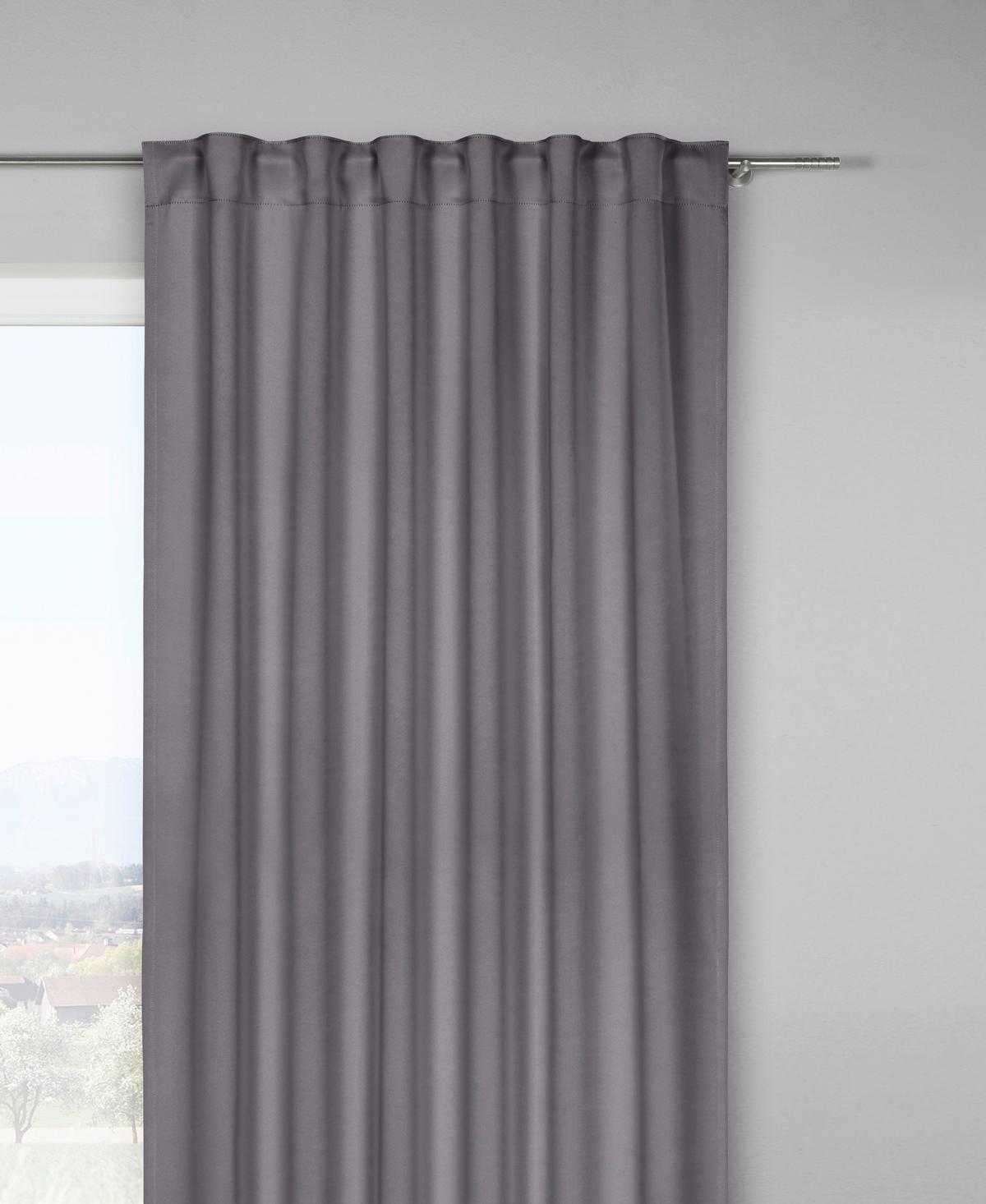 Sötétítőfüggöny Riccardo - antracit, Modern, textil (140/245cm) - Premium Living