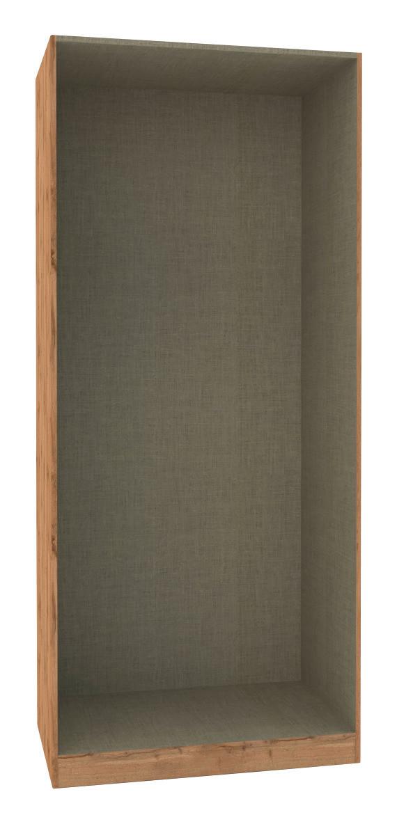 Kleiderschrankkorpus "UNIT" in Eichefarben - Eichefarben, MODERN, Holzwerkstoff (91,1/210/56,5cm) - Based
