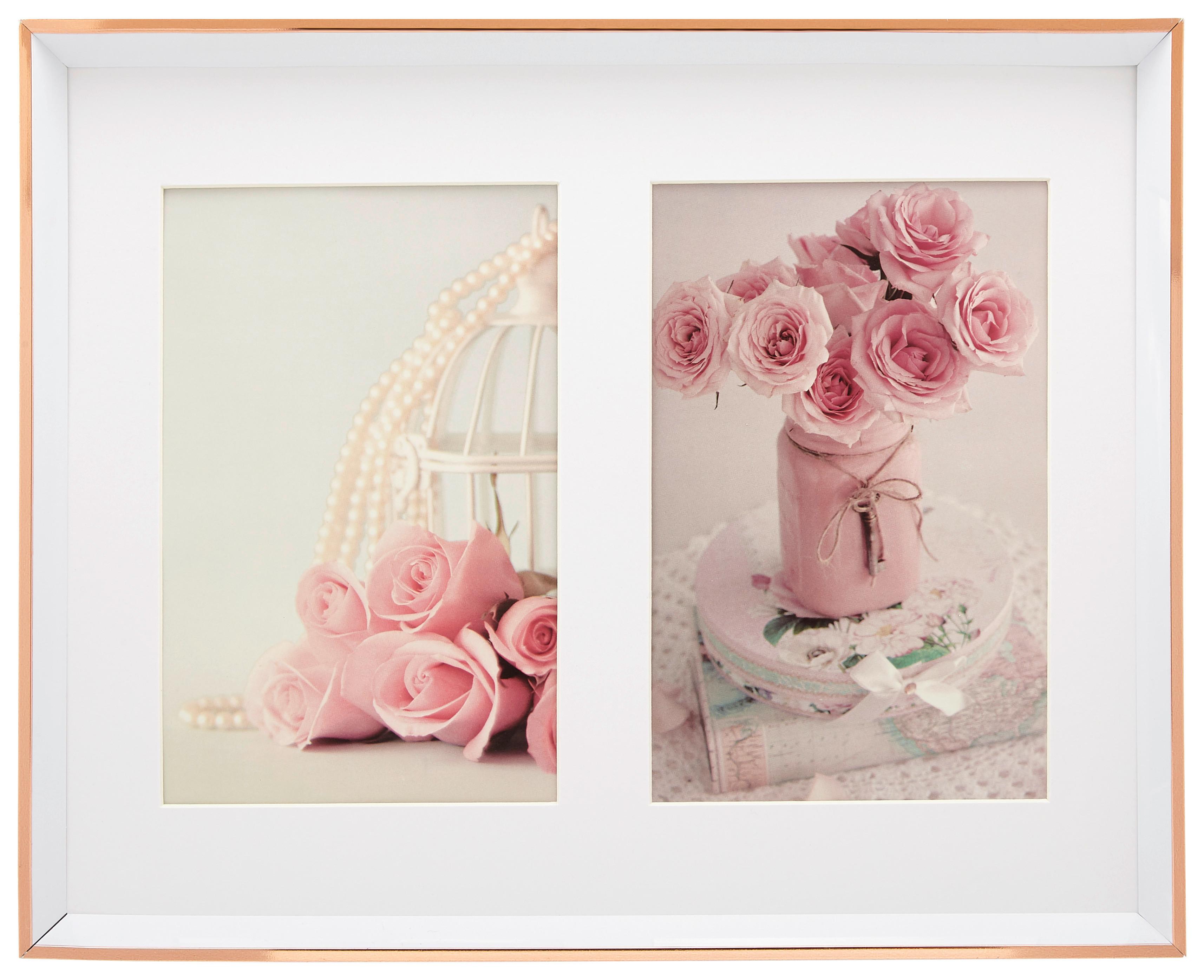 Okvir Za Slike Mara - ružičasta, plastika (26,3/21,2/1,8cm) - Modern Living