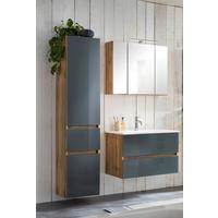 BADEZIMMER HELSINKI - Eichefarben/Weiß, KONVENTIONELL, Glas/Holzwerkstoff (120cm) - Held