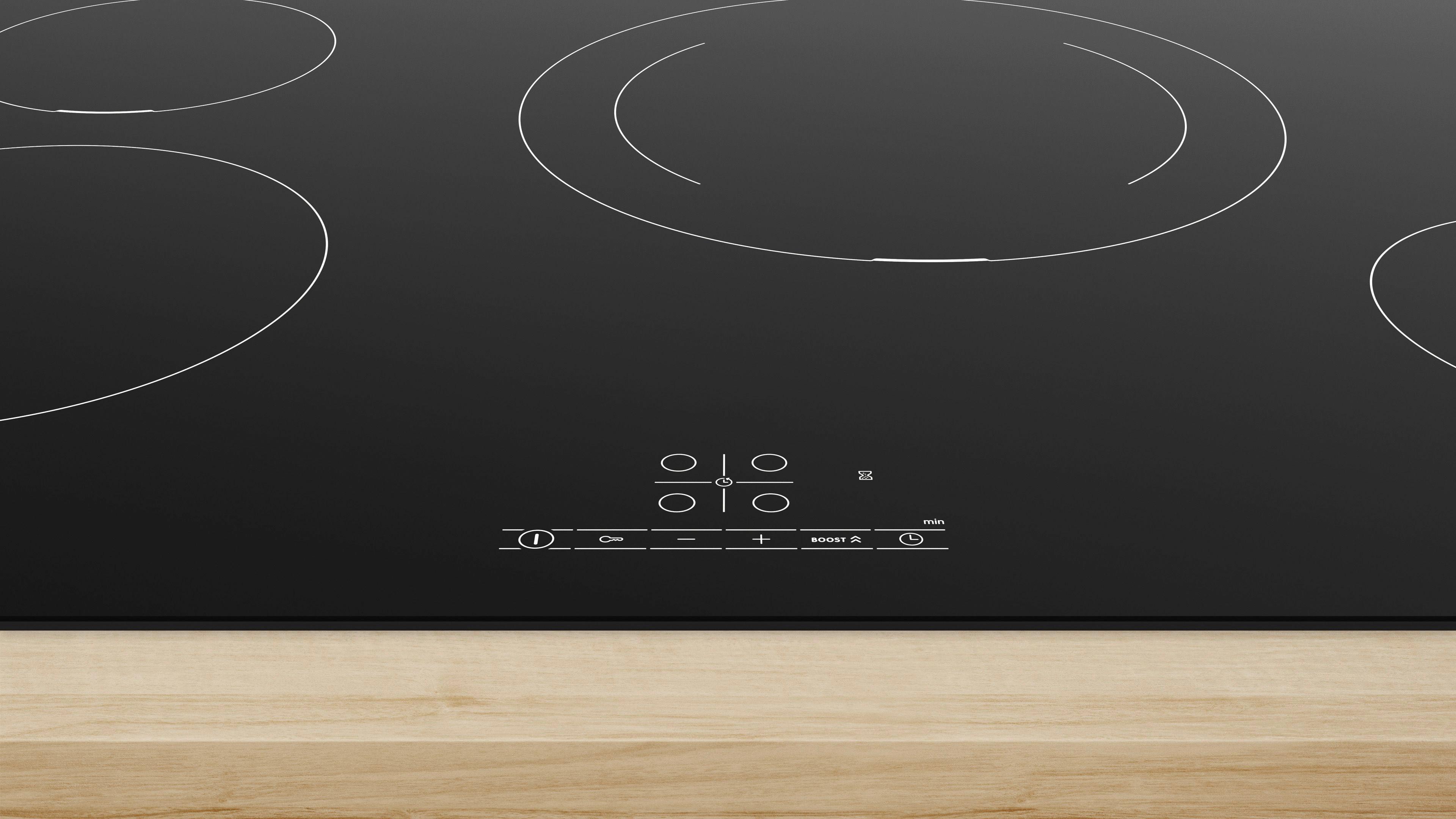 Induktionskochfeld PIE811BB5E in Schwarz - Schwarz, KONVENTIONELL (80,2/5,1/52,2cm) - Bosch
